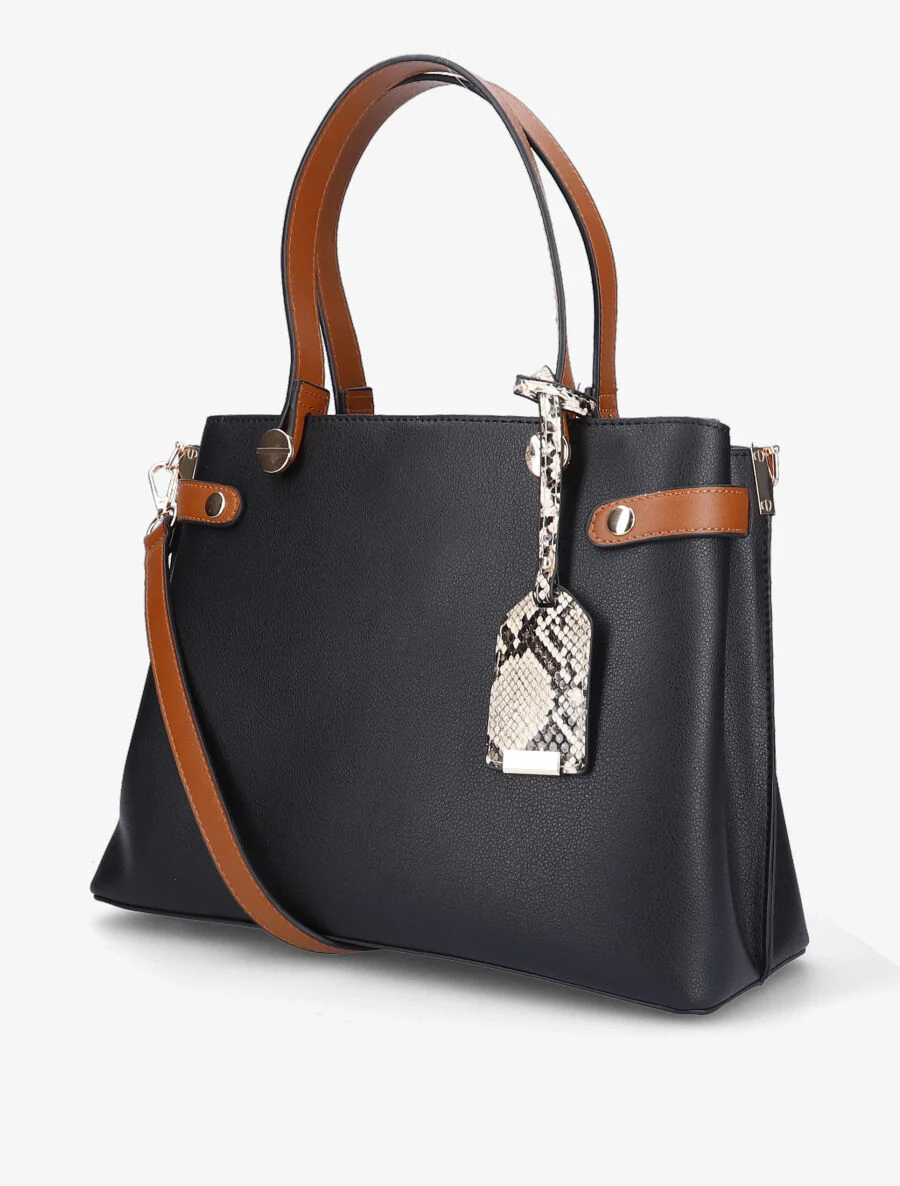 Sac cabas Jeanne - Noir - Image 2