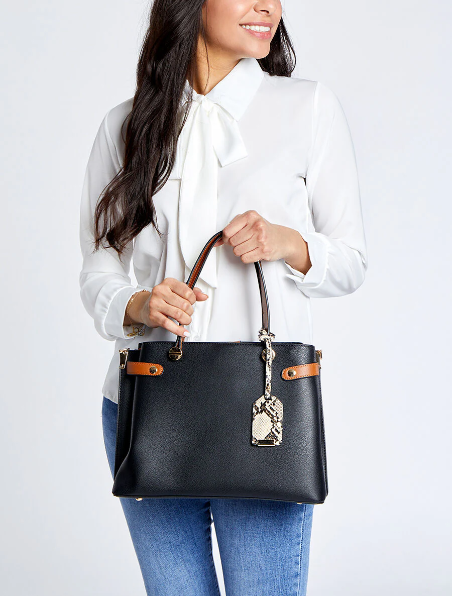 Sac cabas Jeanne - Noir - Image 4