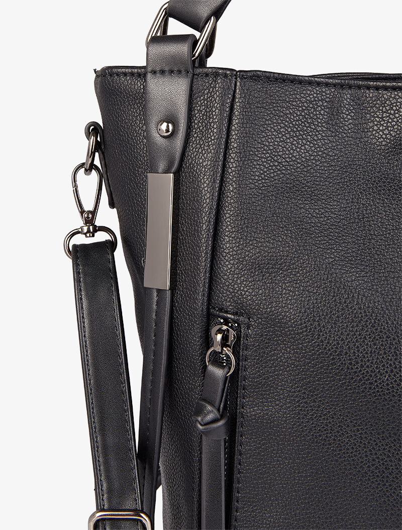 Sac cabas Jeanne - Noir - Image 4
