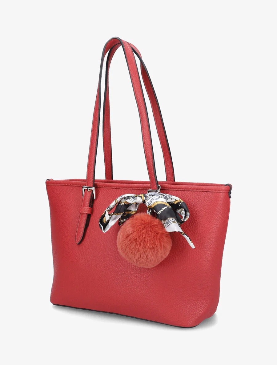 Sac cabas Justine - Rouge - Image 2