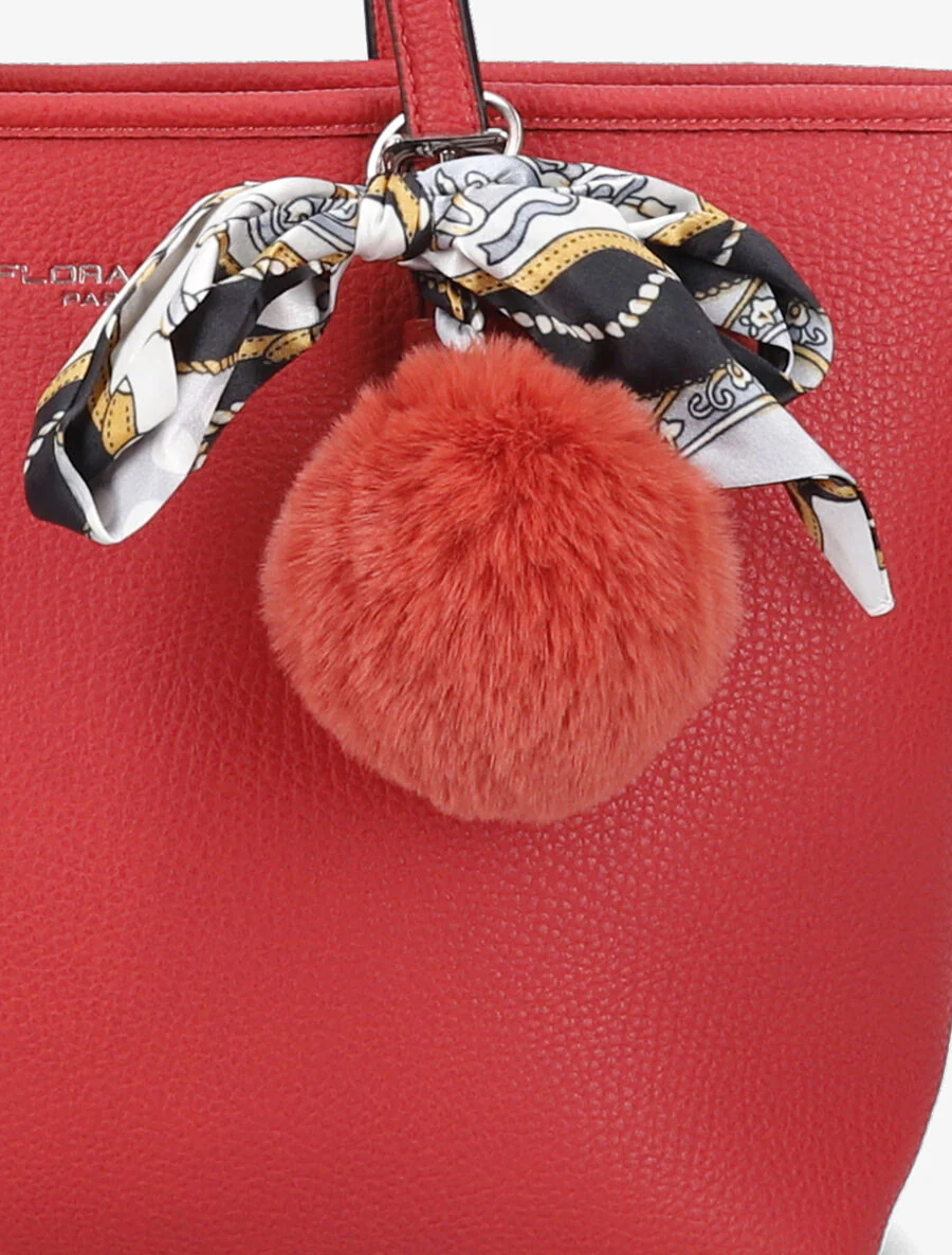 Sac cabas Justine - Rouge - Image 4