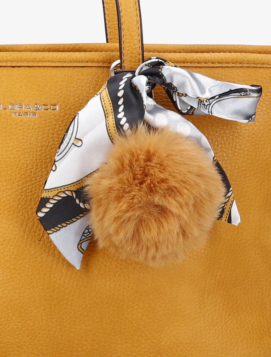 Sac cabas Justine - Jaune moutarde - Image 4