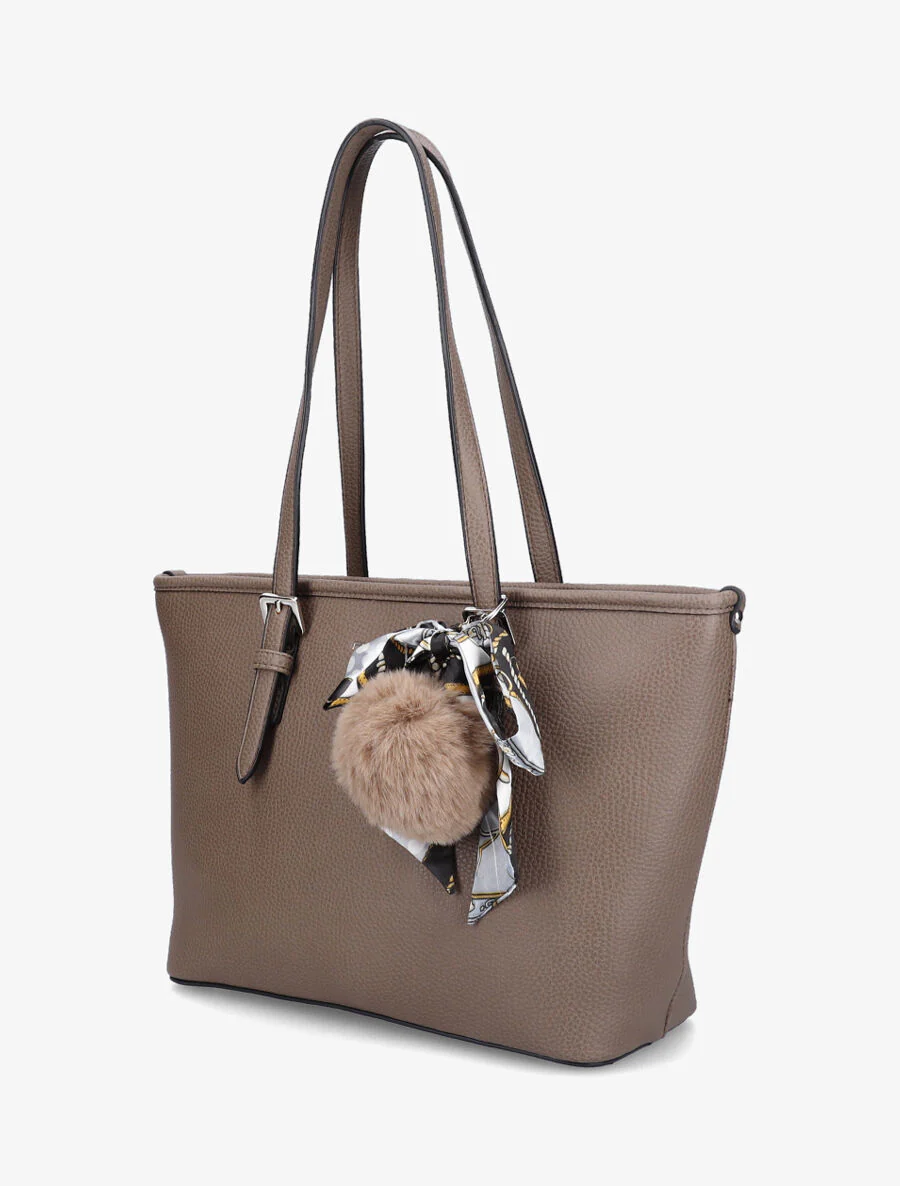 Sac cabas Justine - Taupe - Image 2