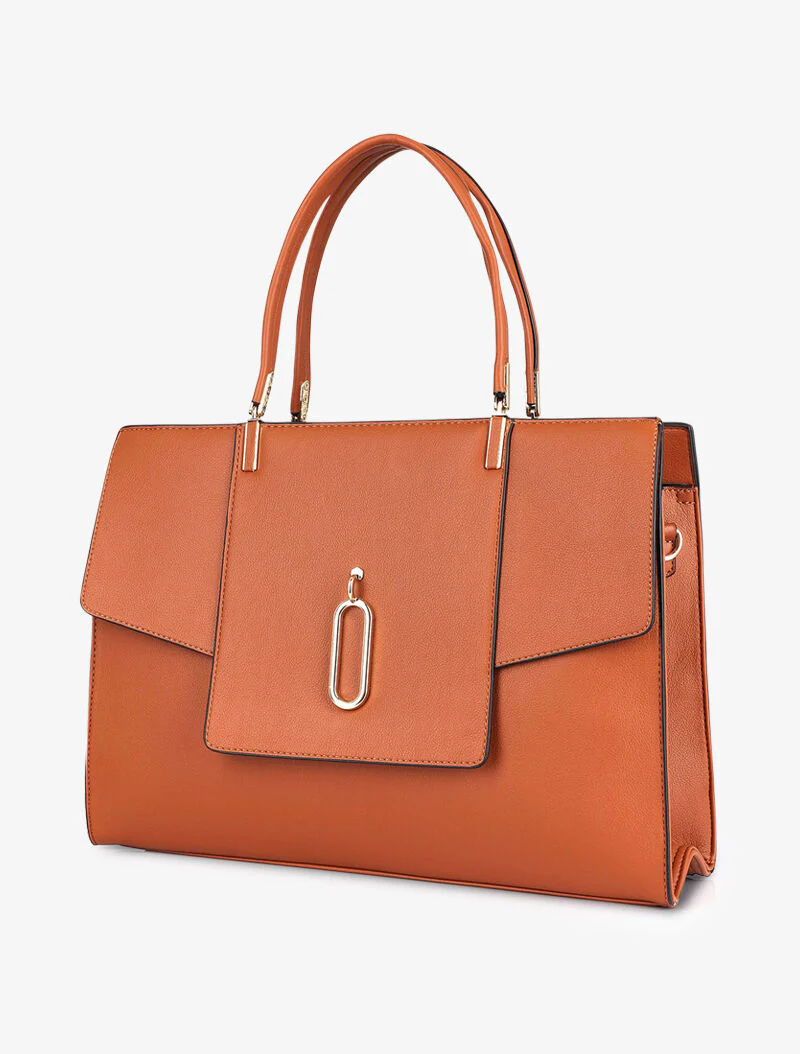 Sac cabas Lorène - Camel - Image 2