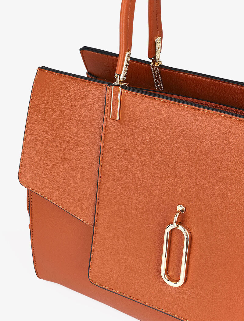 Sac cabas Lorène - Camel - Image 4