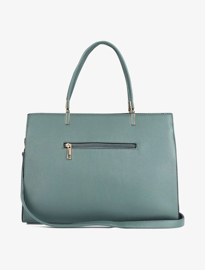 Sac cabas Lorène - Vert - Image 3