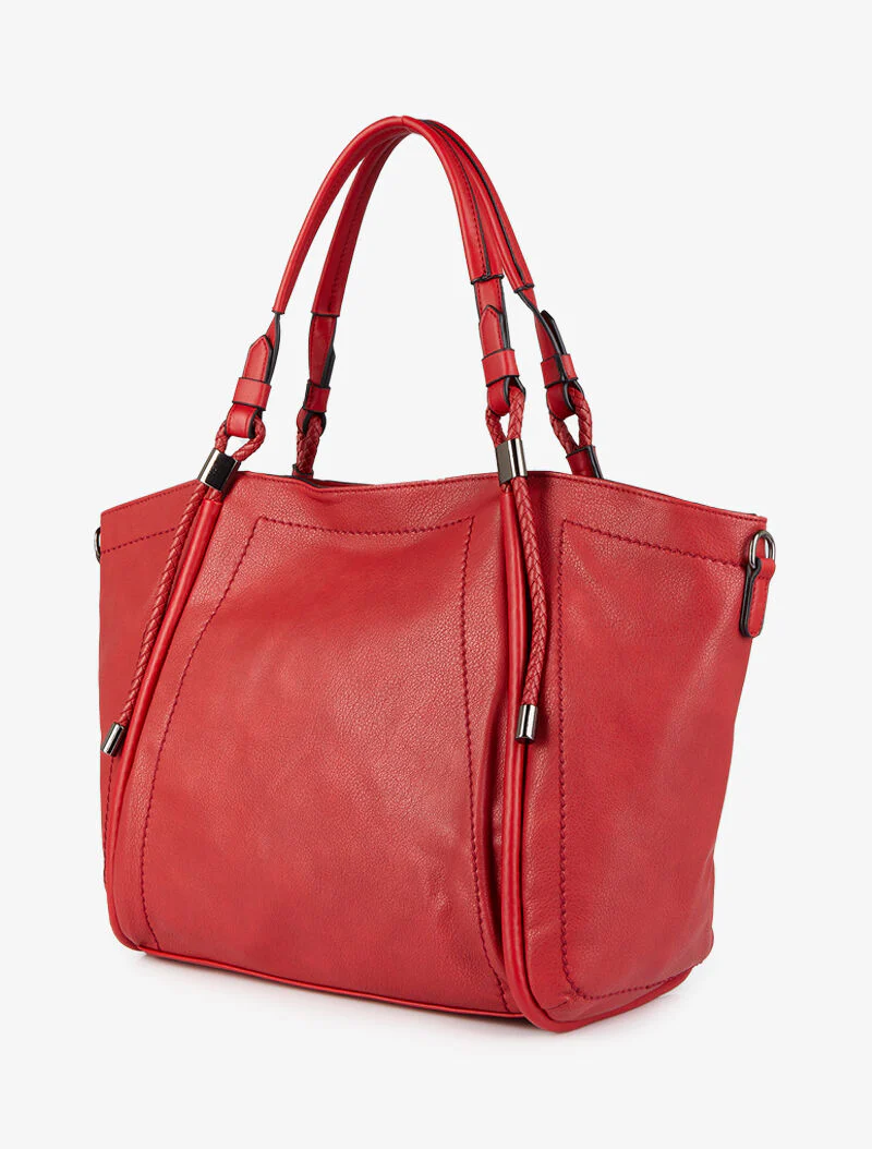 Sac cabas Marlène - Rouge - Image 2