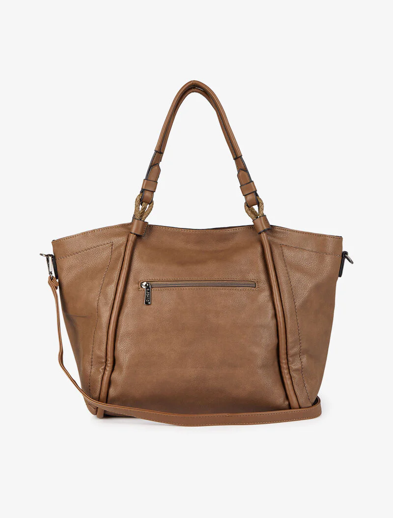 Sac cabas Marlène - Taupe - Image 3