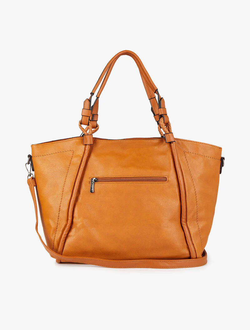 Sac cabas Marlène - Camel - Image 3
