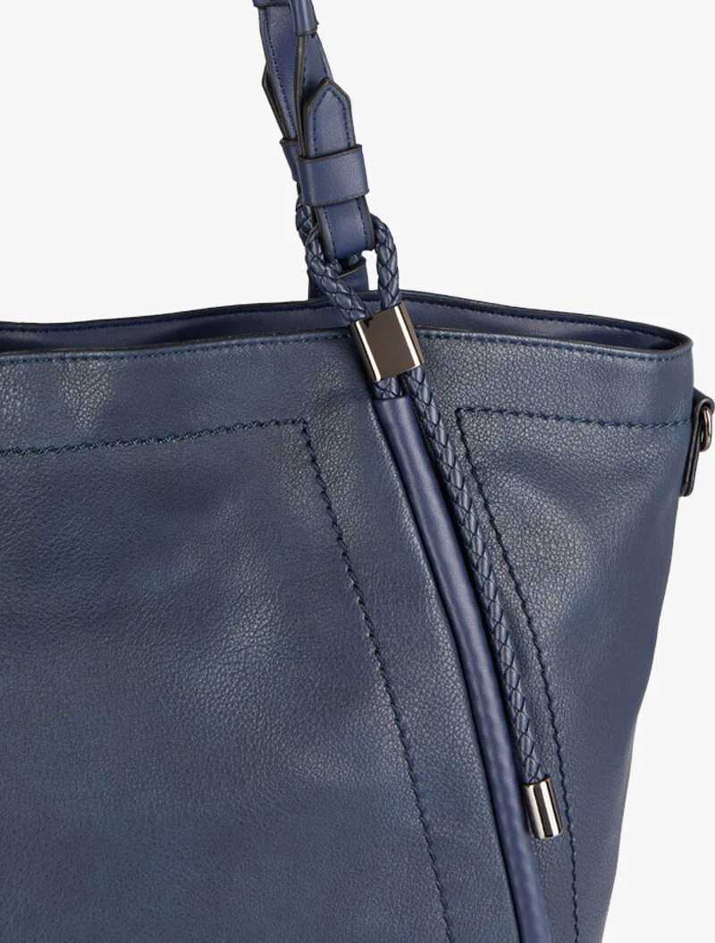 Sac cabas Marlène - Bleu - Image 4