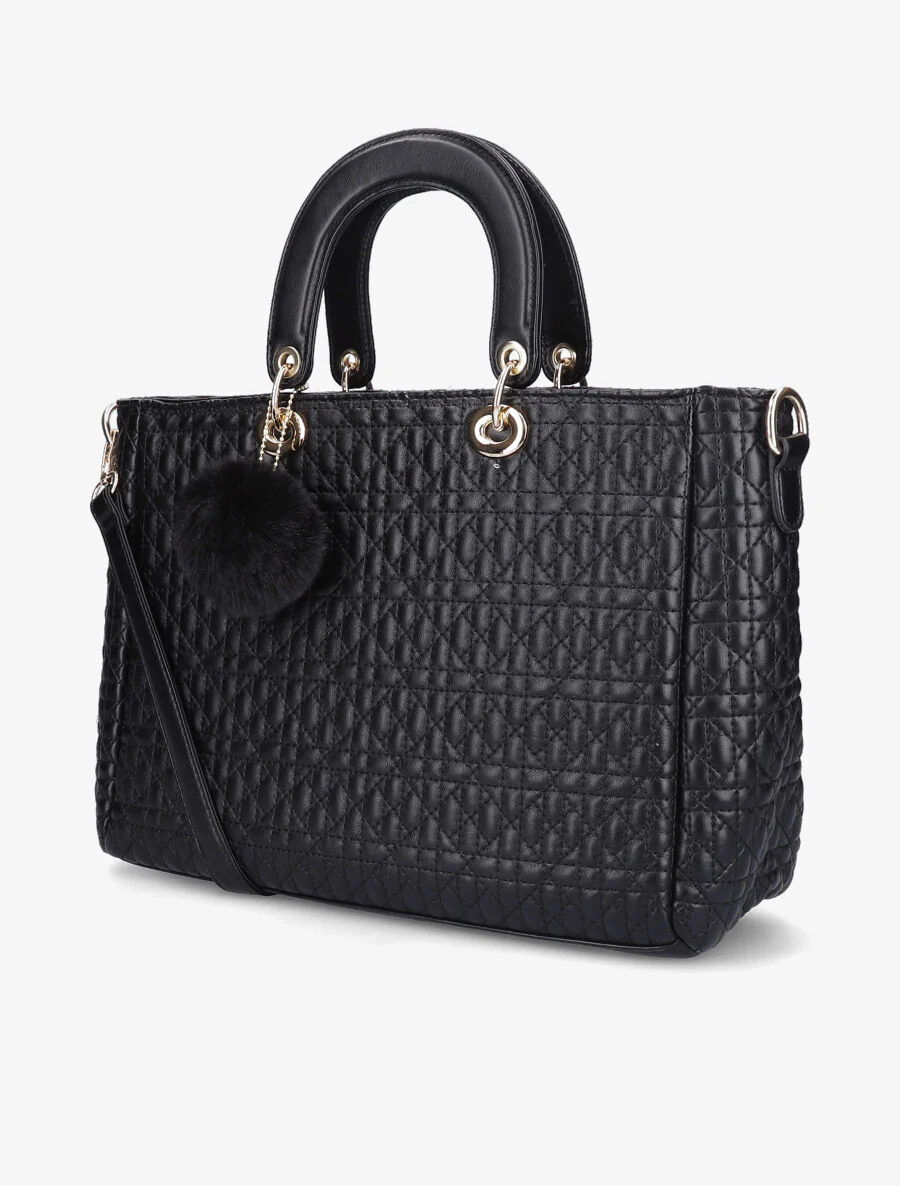 Sac cabas Mathilde - Noir - Image 2