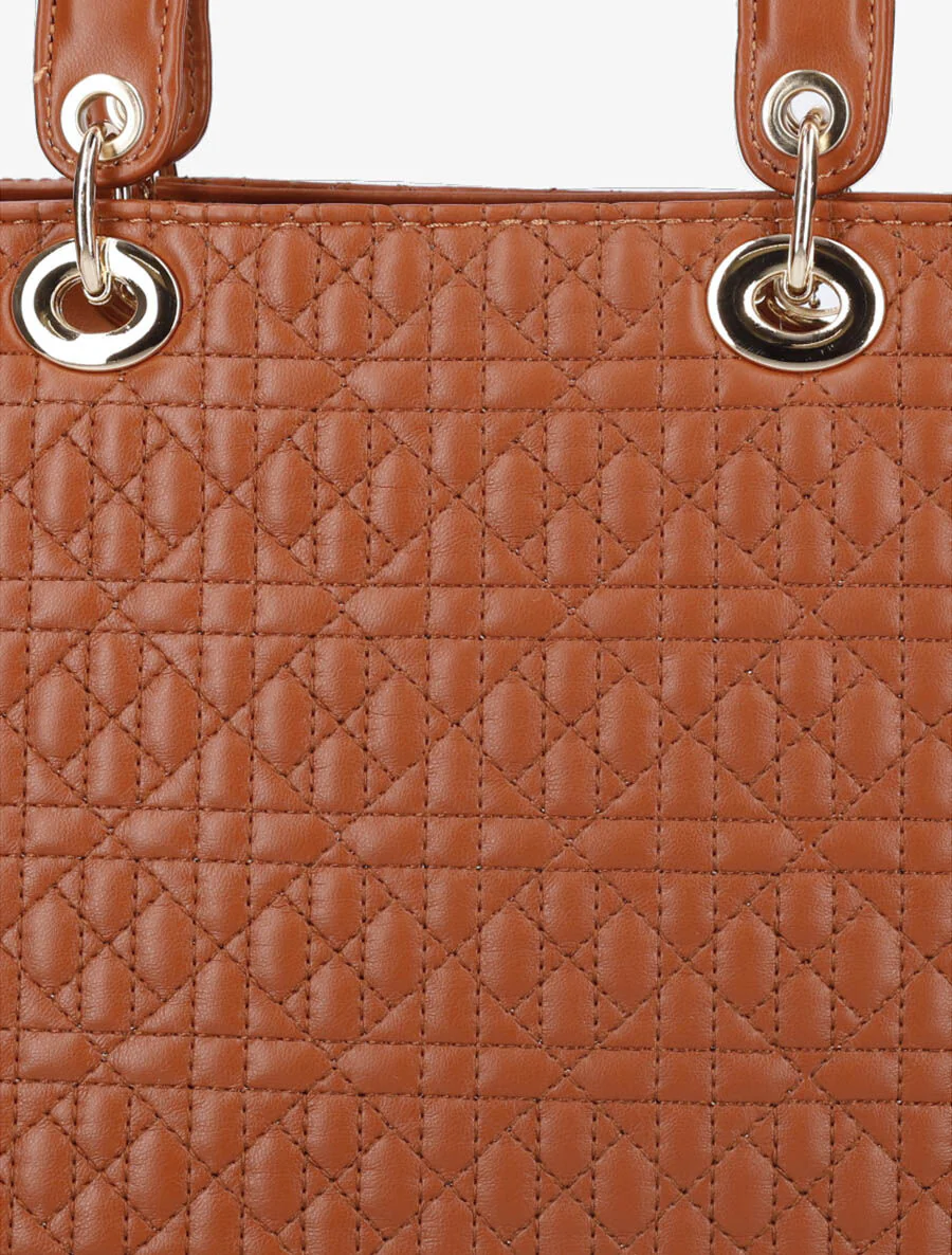 Sac cabas Mathilde - Camel - Image 4