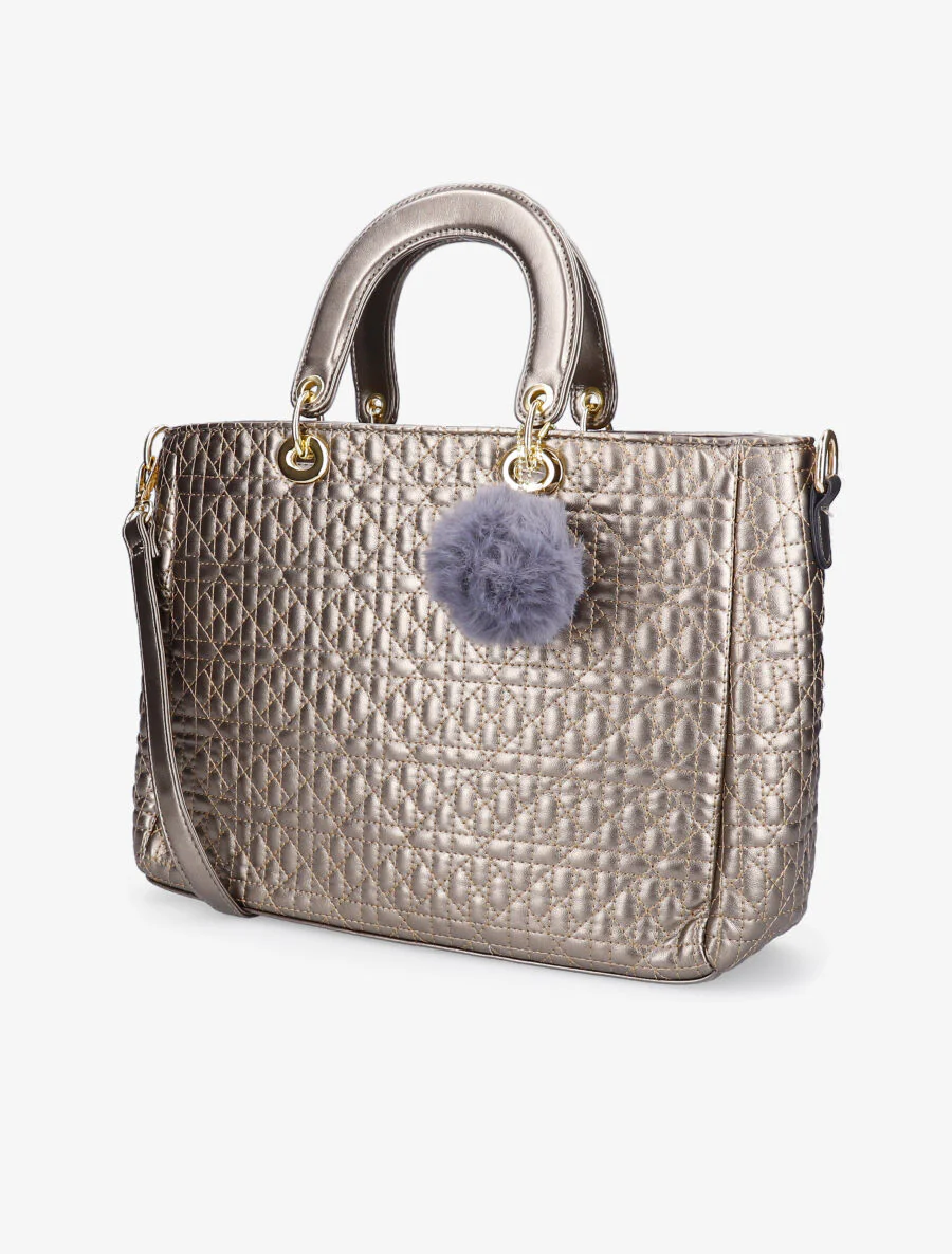 Sac cabas Mathilde - Or clair - Image 2