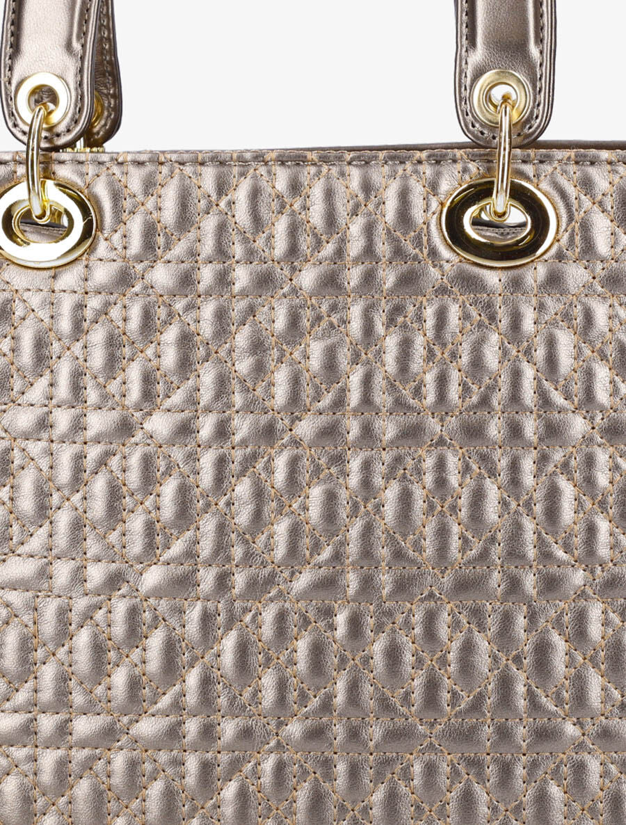 Sac cabas Mathilde - Or clair - Image 4
