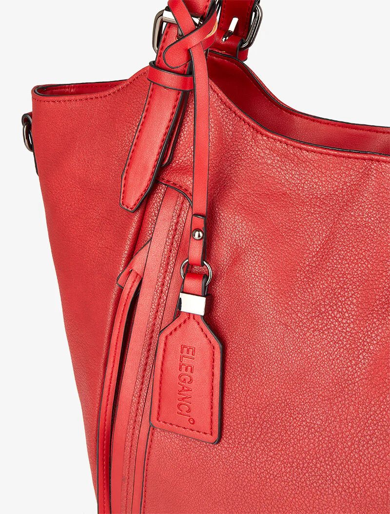 Sac cabas Monica - Rouge - Image 4