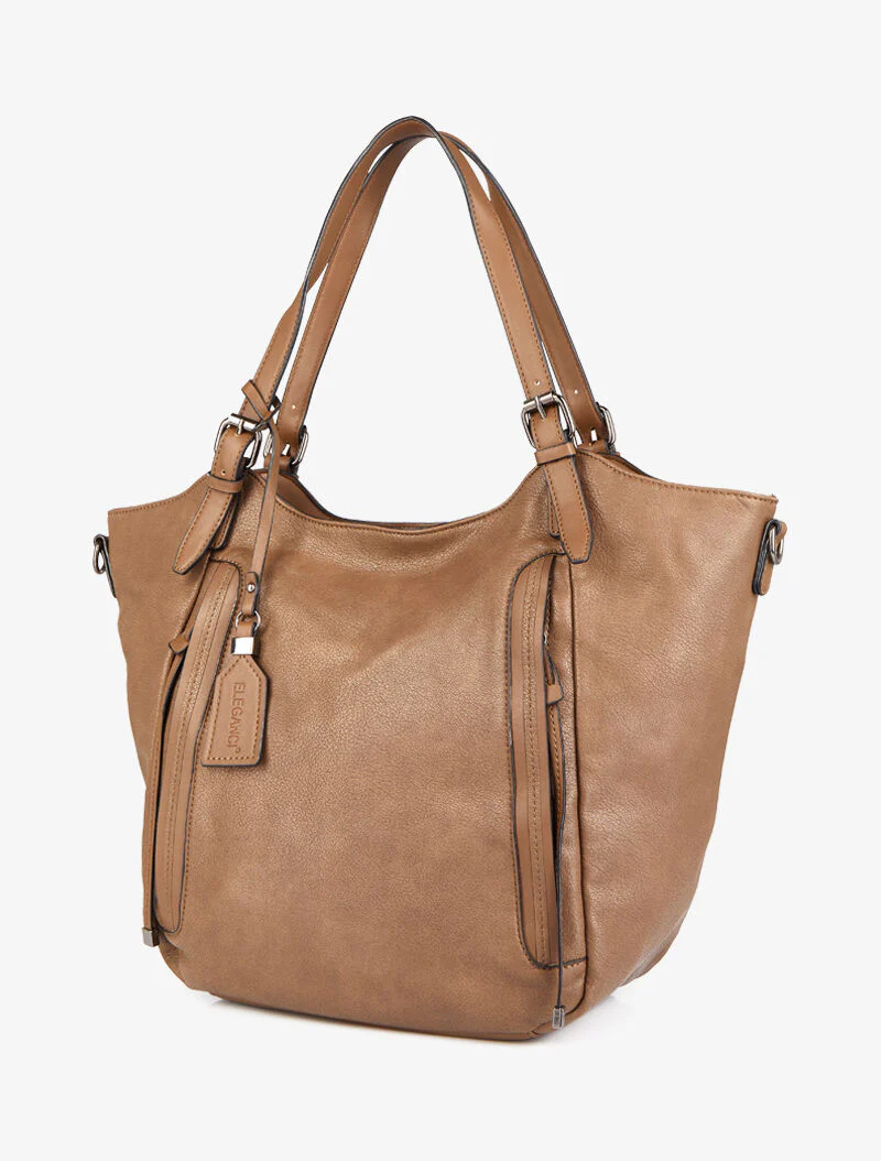 Sac cabas Monica - Taupe - Image 2