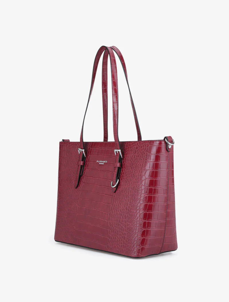 Sac cabas Nawelle - bordeaux - Image 2