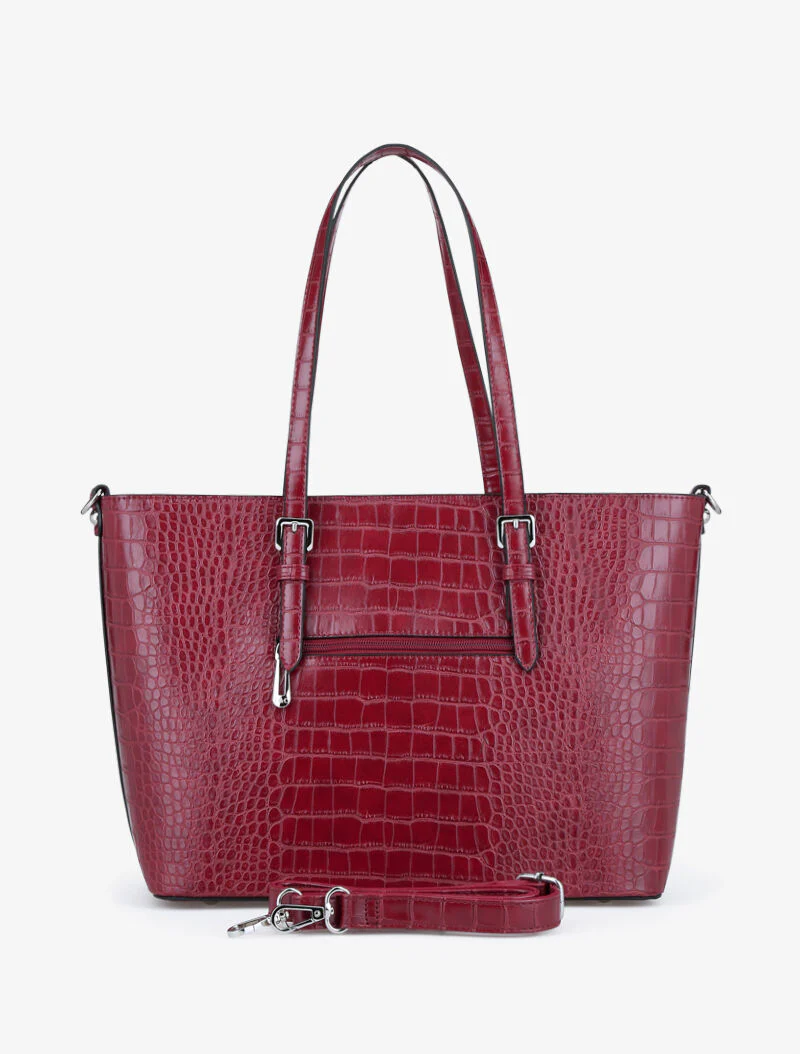 Sac cabas Nawelle - bordeaux - Image 3