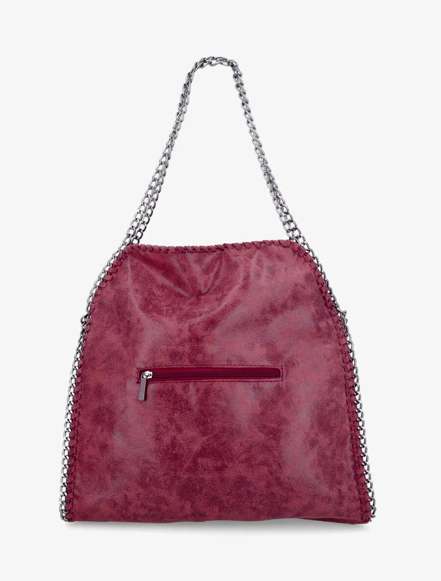 Sac cabas Noura - Bordeaux - Image 3