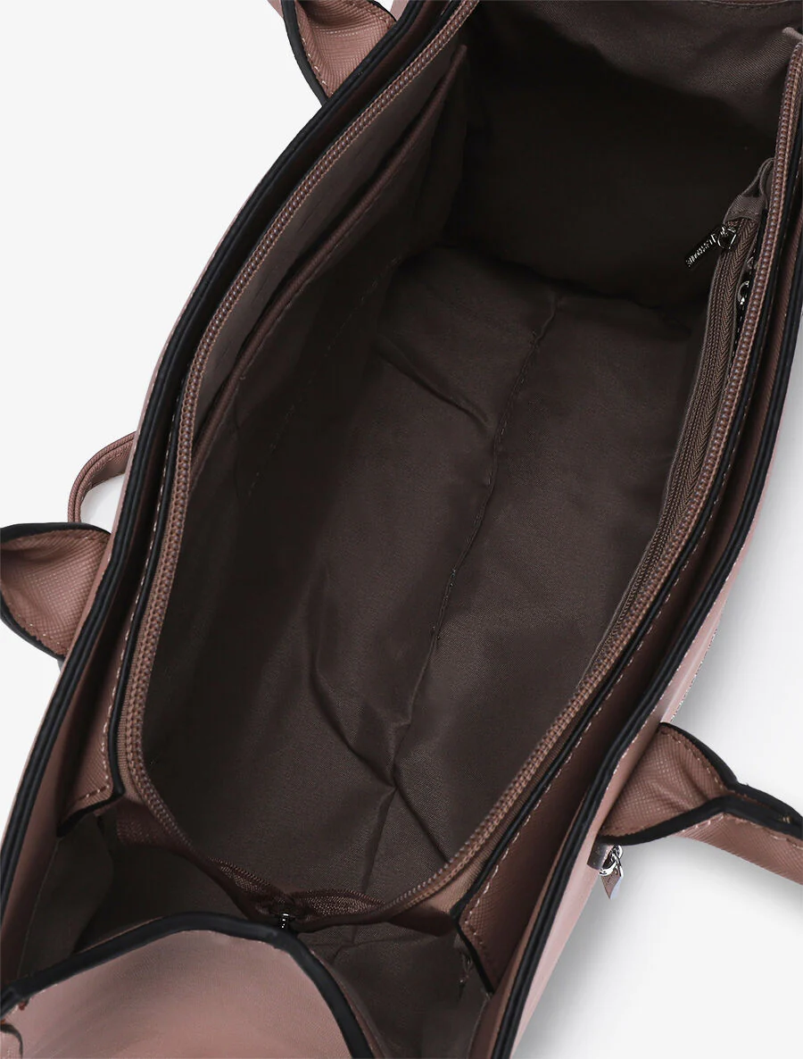 Sac cabas Rubi - Rose pâle - Image 4