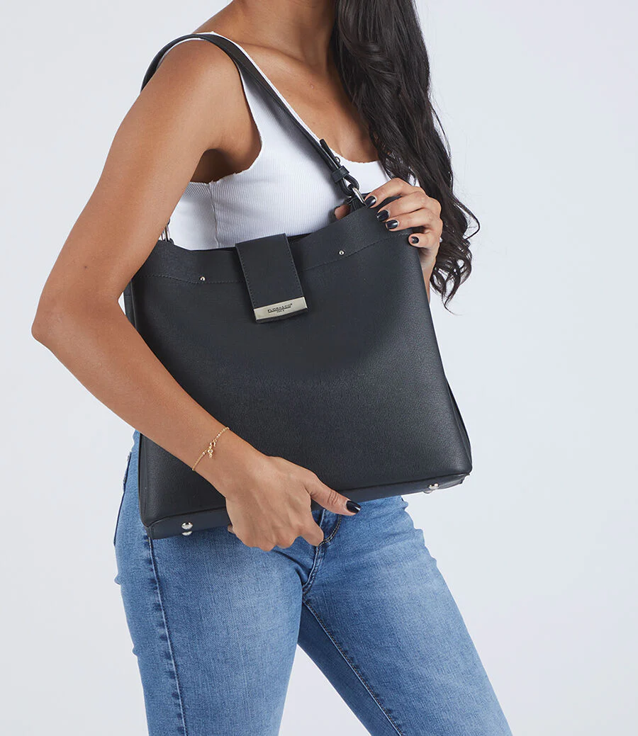 Sac cabas Samantha - Noir - Image 5