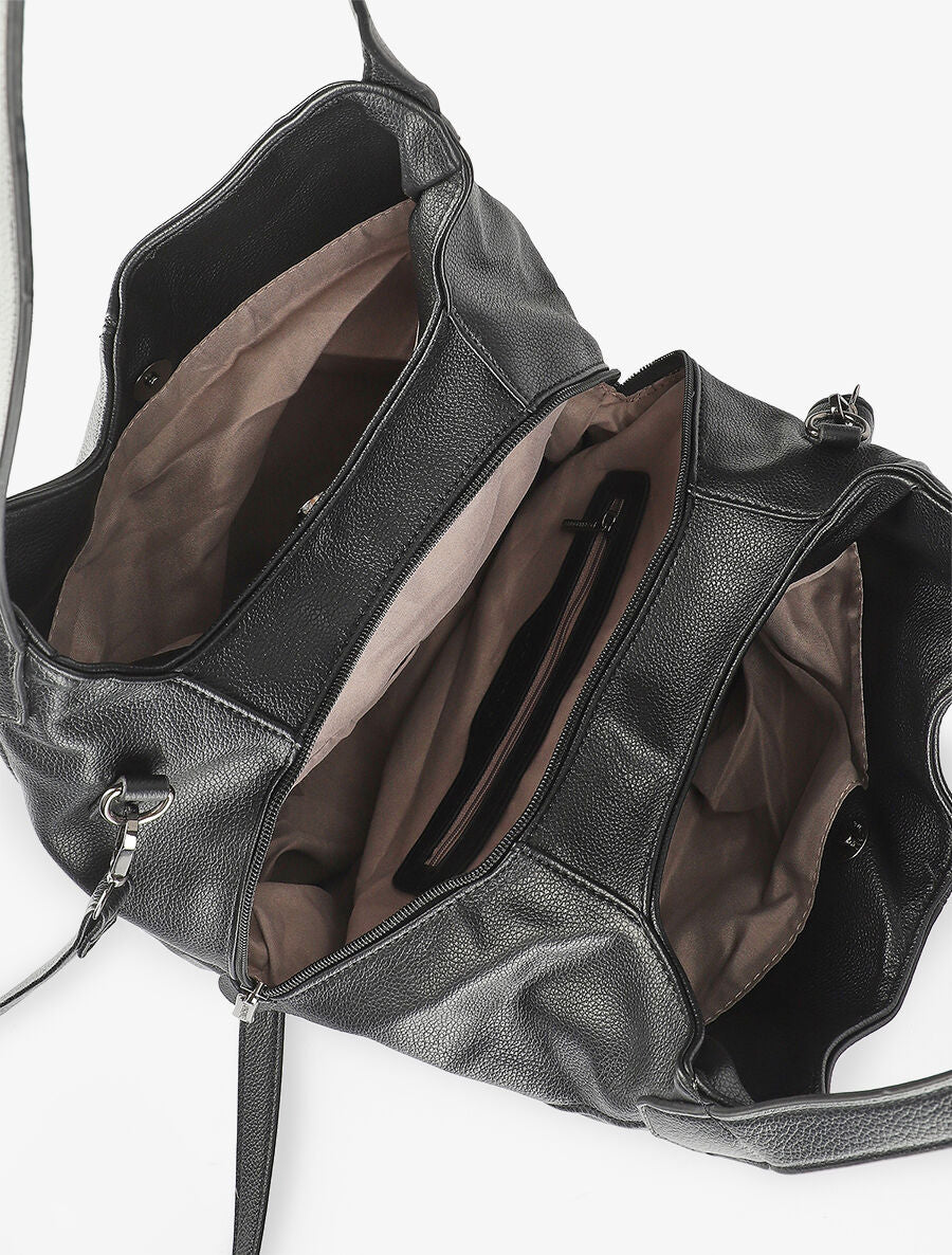 Sac cabas Sonia - Noir - Image 4