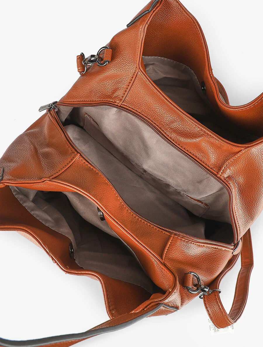 Sac cabas Sonia - Camel - Image 4