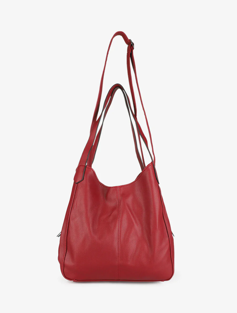 Sac cabas Sonia - Rouge - Image 3