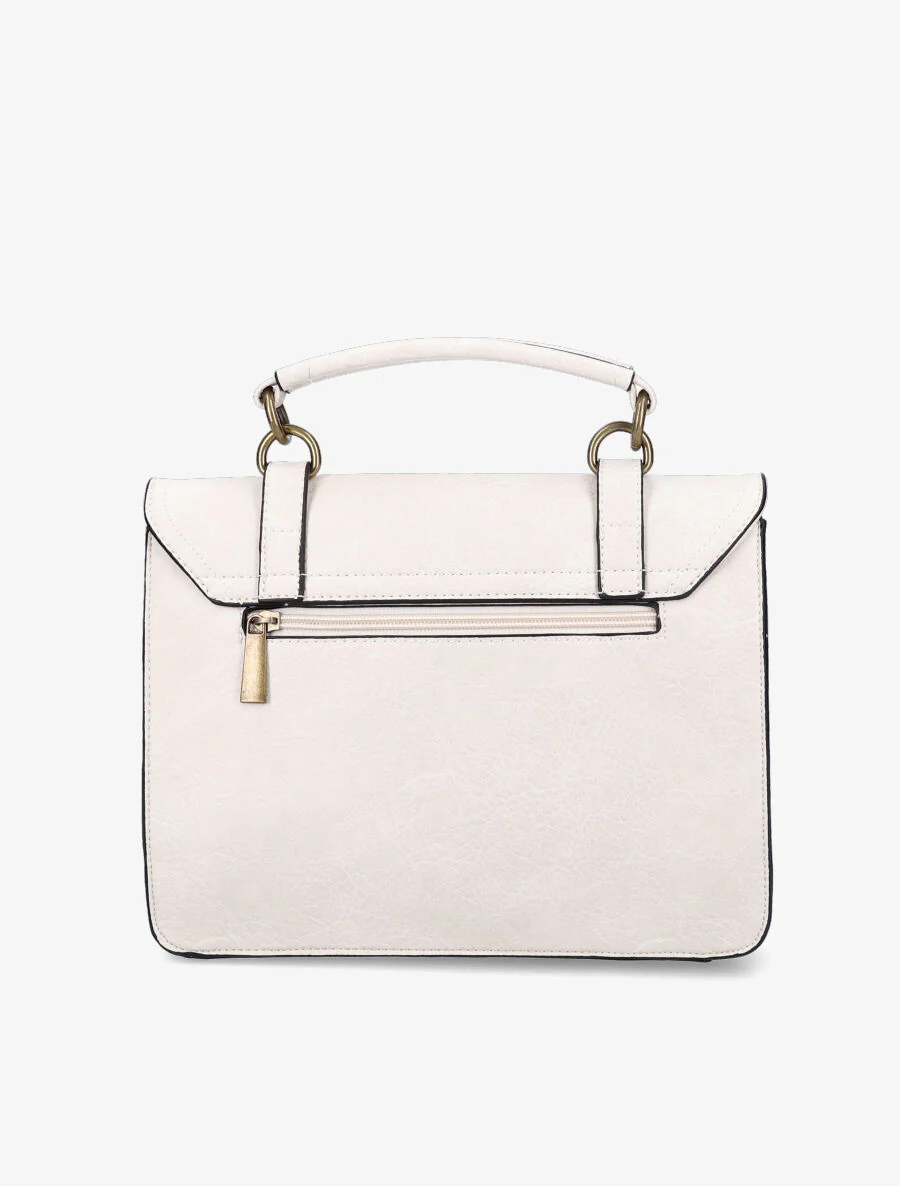 Sac cartable Bobbie - Écru - Image 3