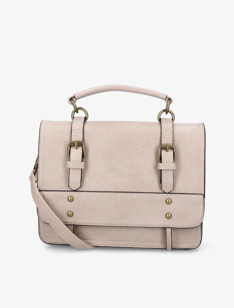 Sac cartable Bobbie - Beige