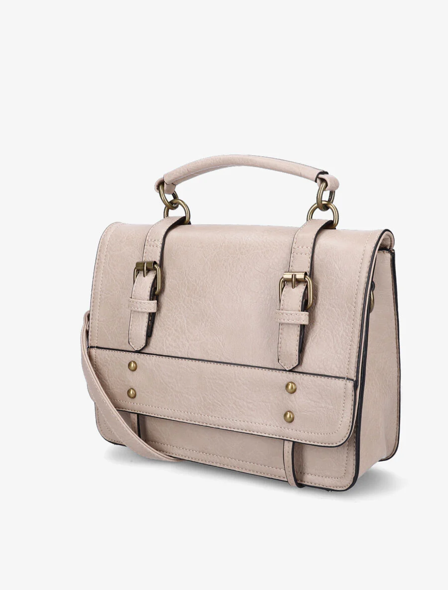 Sac cartable Bobbie - Beige - Image 2