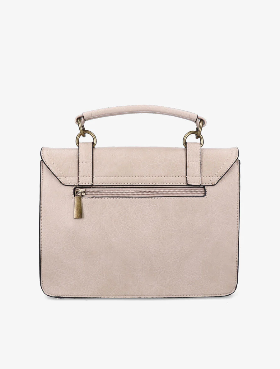 Sac cartable Bobbie - Beige - Image 3