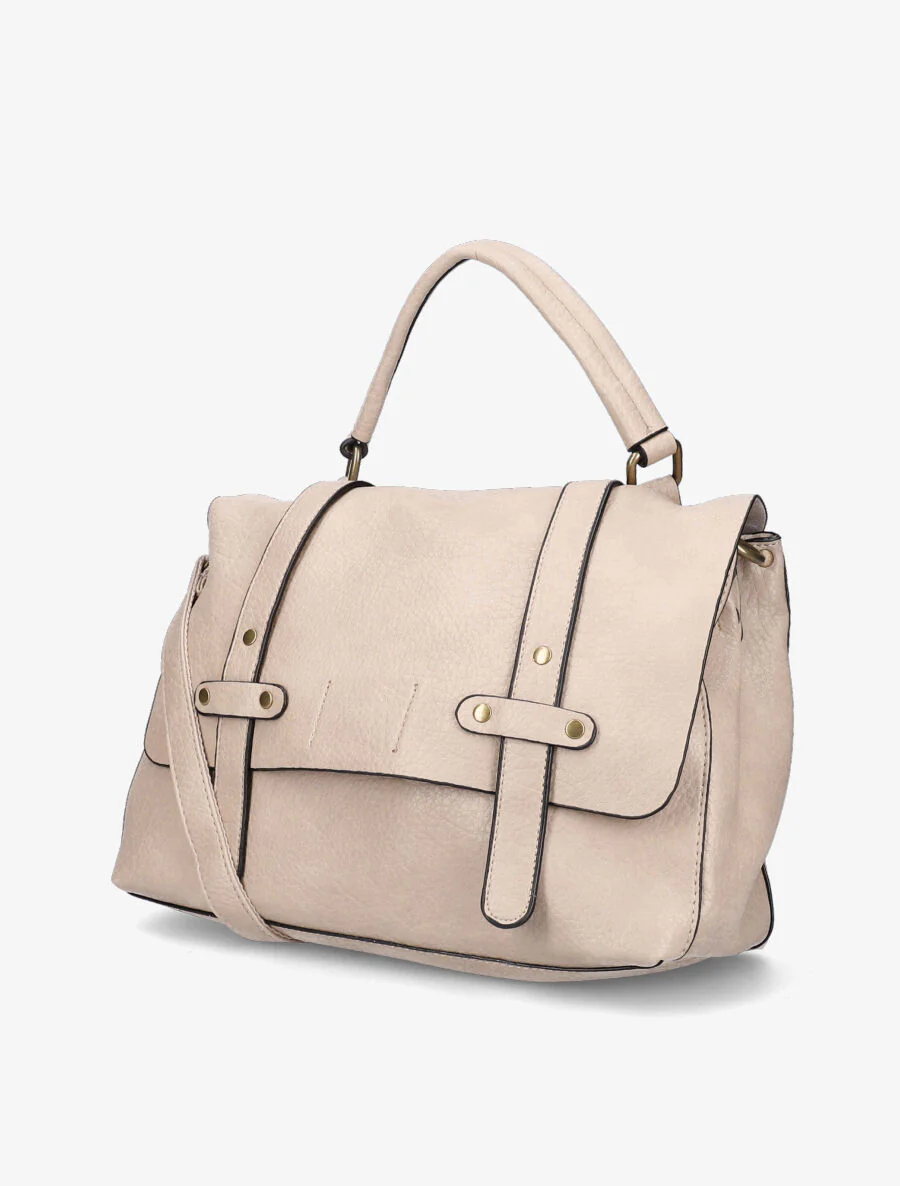 Sac cartable Magda - Beige - Image 2