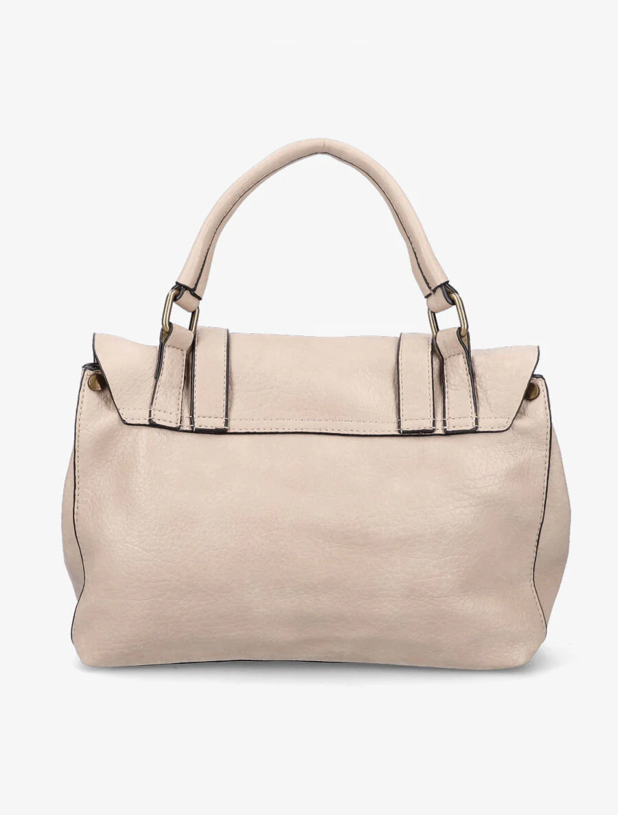 Sac cartable Magda - Beige - Image 3