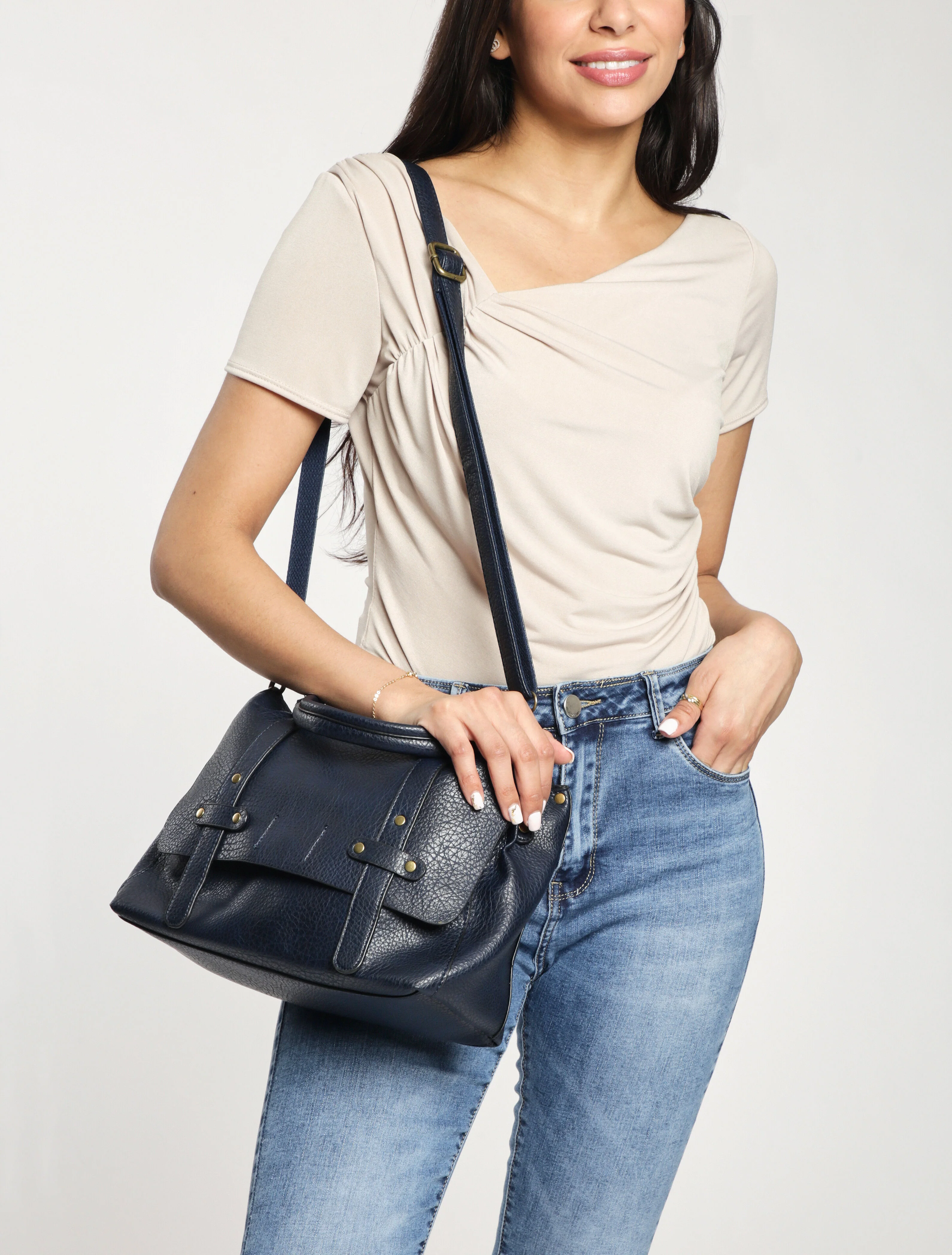 Sac cartable Magda - Marine - Image 5