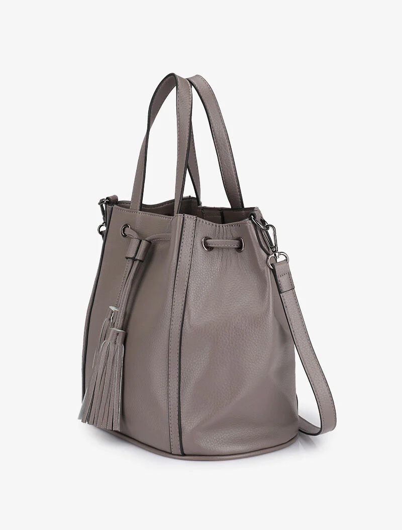 Sac seau Estrella - Gris clair - Image 2