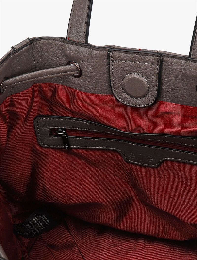 Sac seau Estrella - Gris clair - Image 4