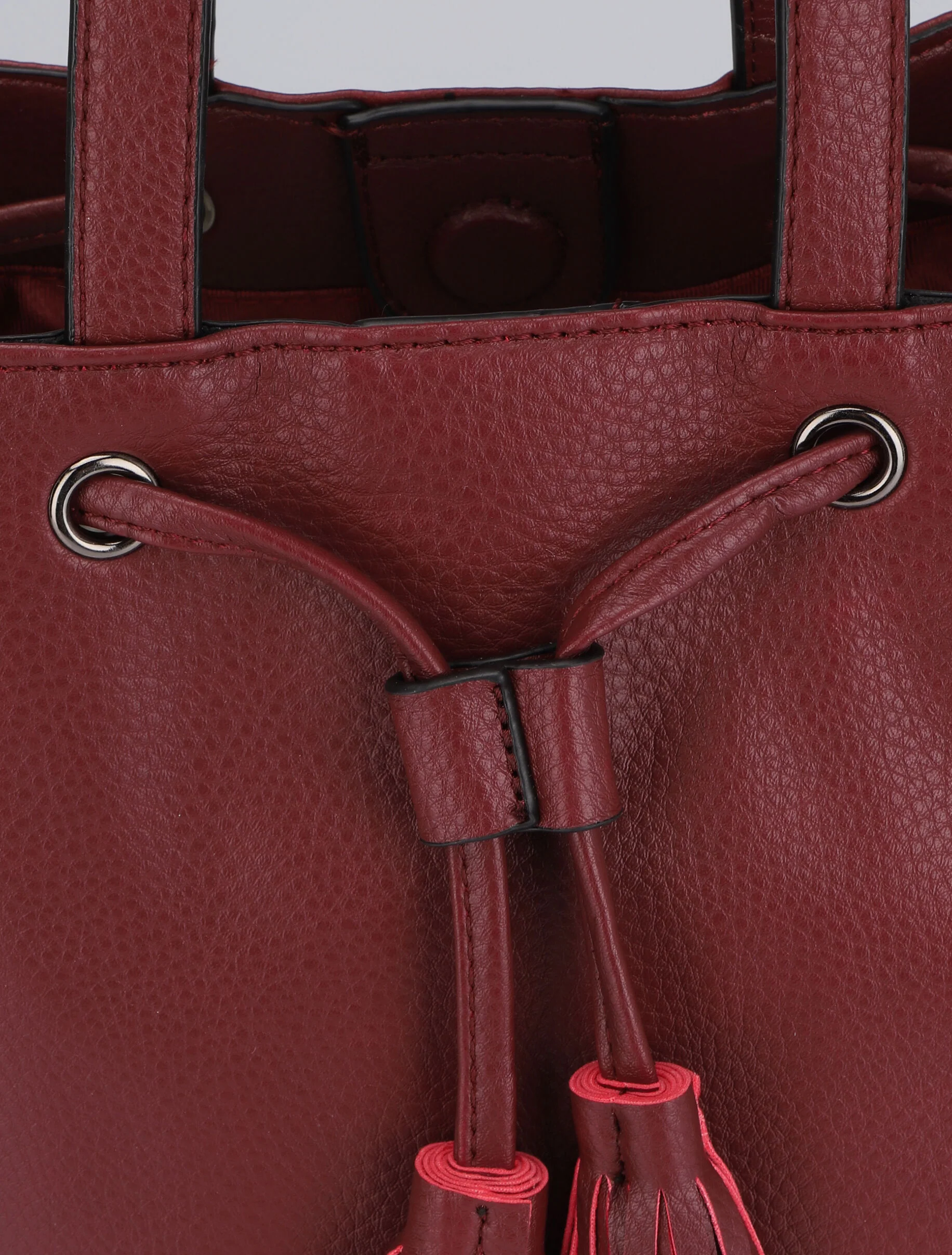 Sac seau Estrella - Bordeaux - Image 4