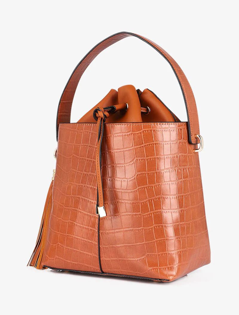 Sac seau Petra - Camel - Image 2