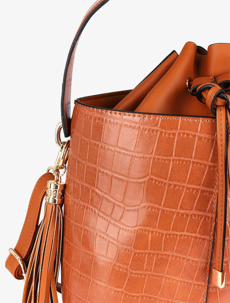 Sac seau Petra - Camel - Image 4