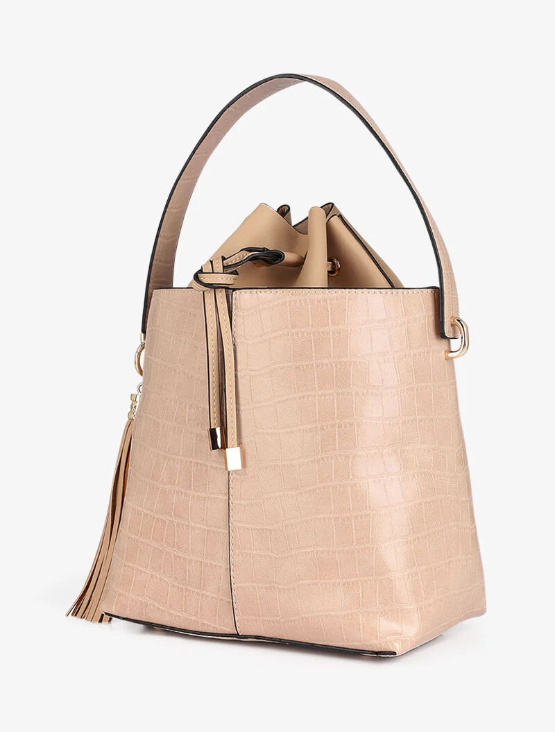 Sac seau Petra - Beige - Image 2