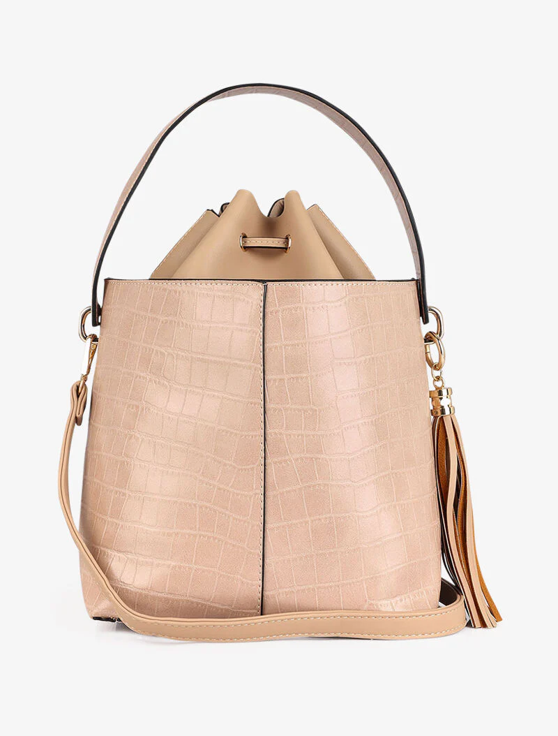 Sac seau Petra - Beige - Image 3