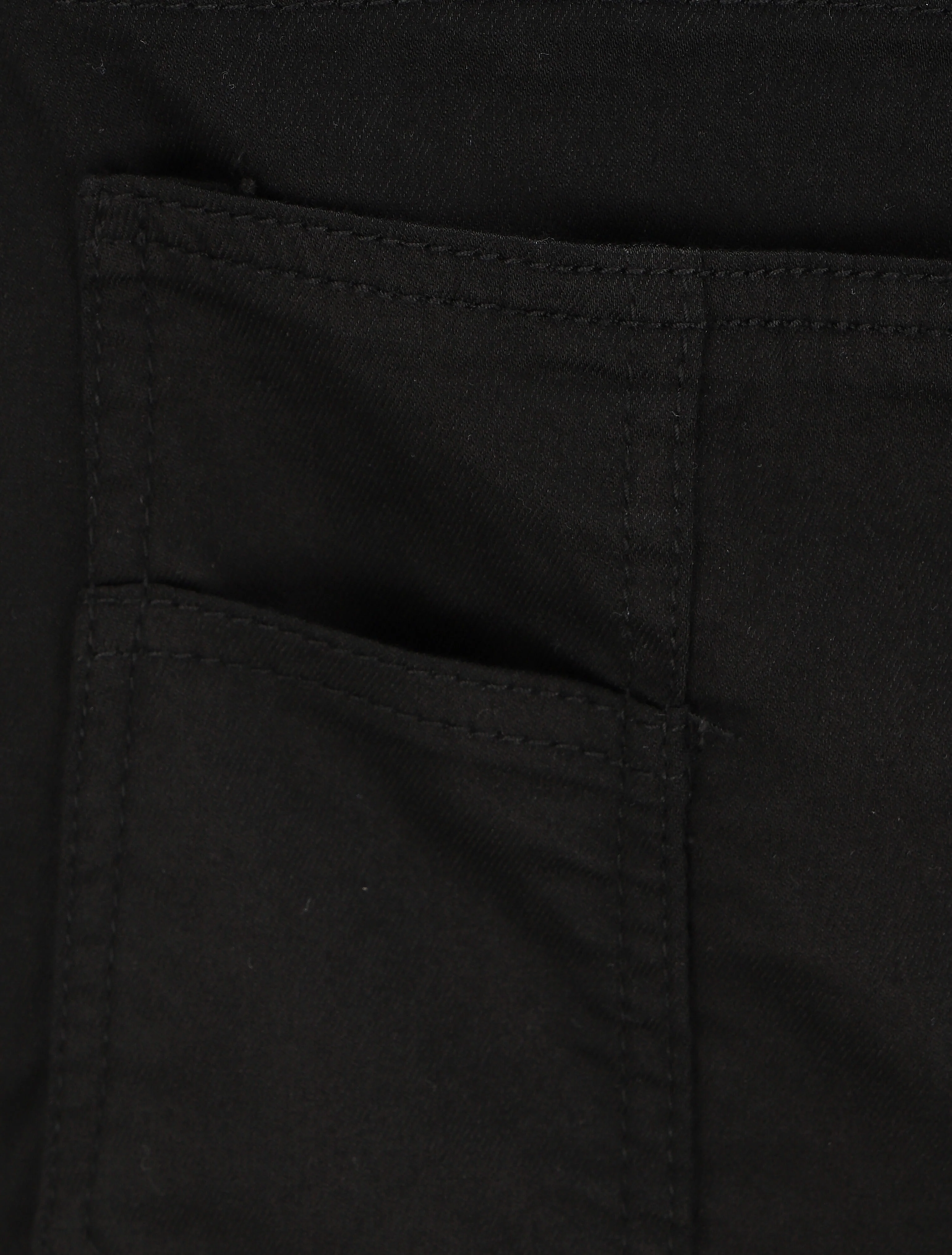 Salopette short en jean - Noir - Image 3