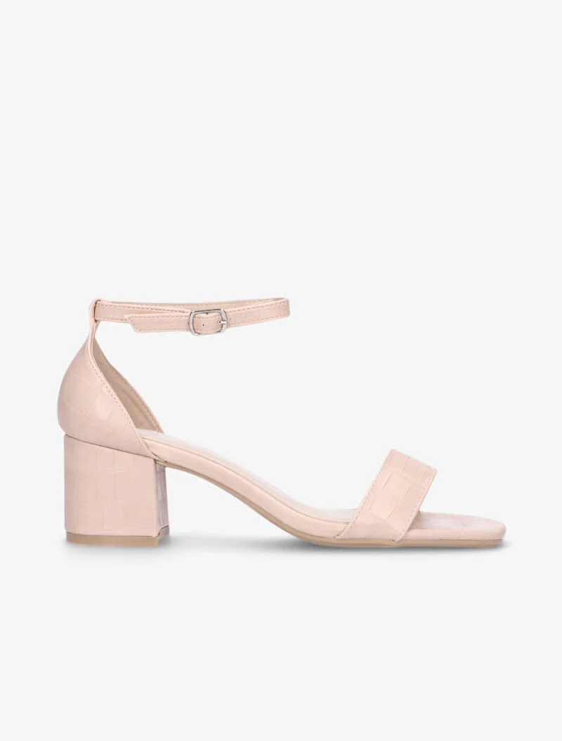 Sandales à imprimé croco - rose - Image 2
