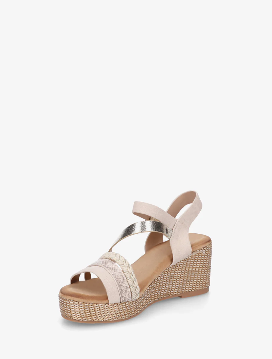 Sandales multibride fantaisie - Beige - Image 3