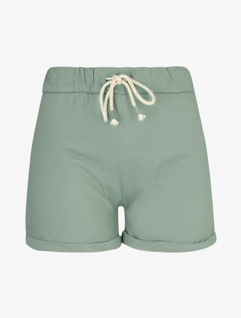 Short à cordons de serrage - kaki