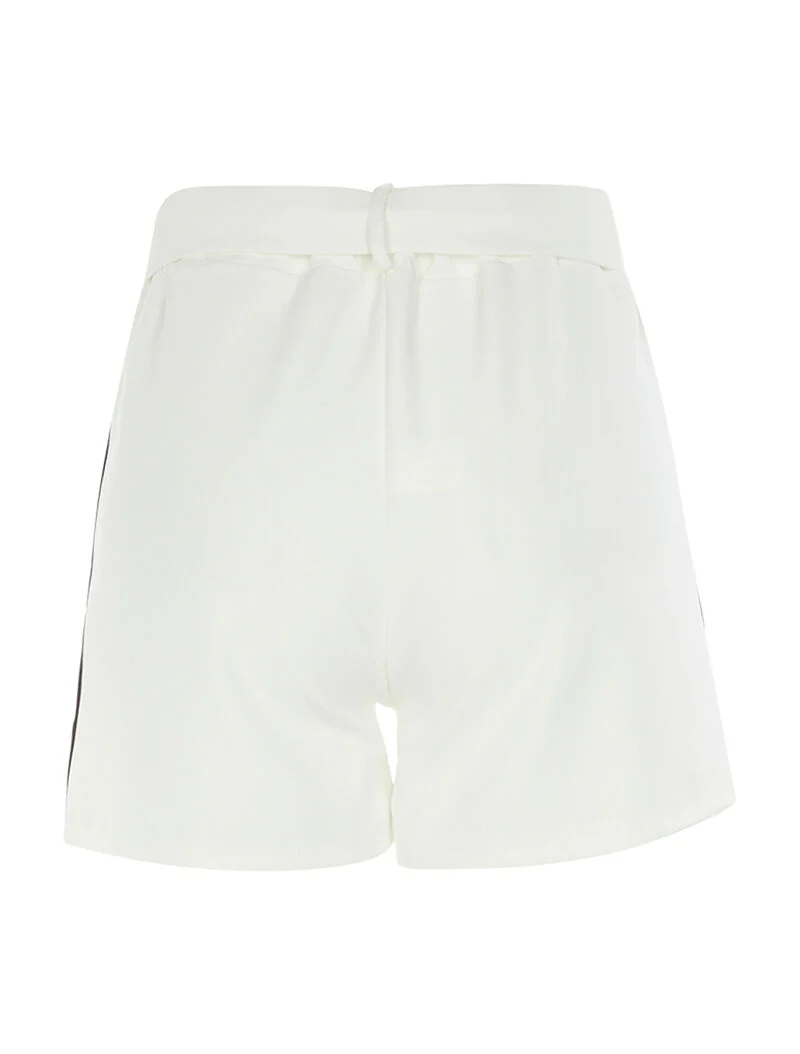 Short à large lignes colorées - blanc/noir - Image 2