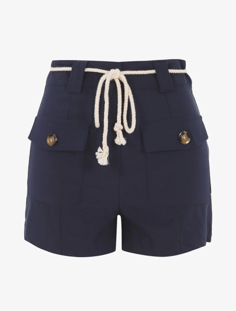 Short à poches plaquées - marine