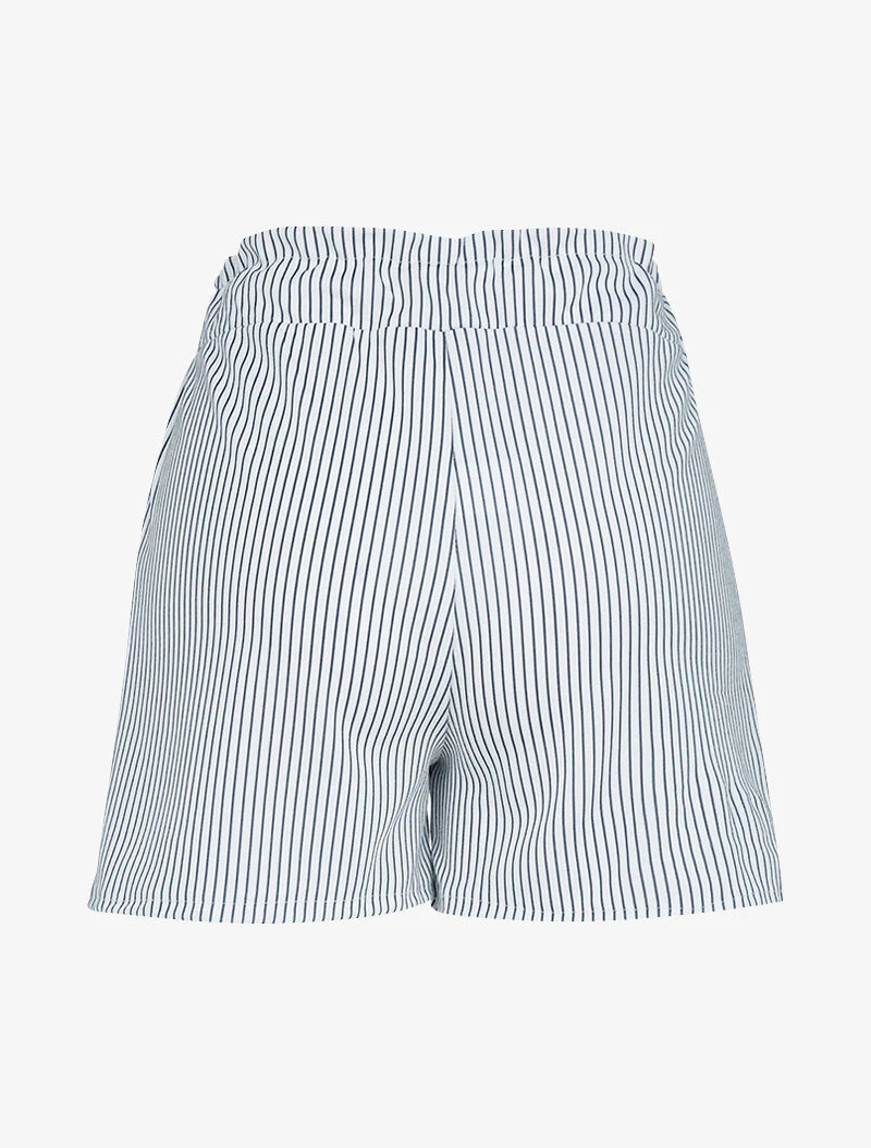 Short ample à imprimé rayures - noir - Image 2