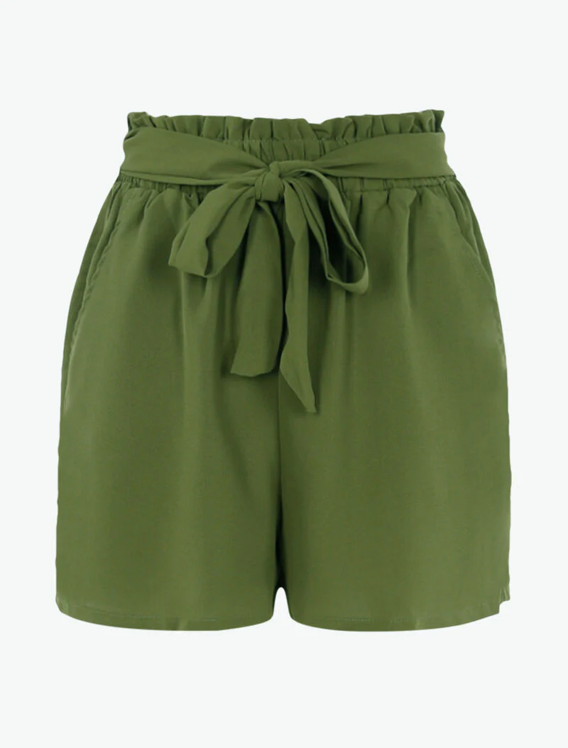 Short fluide coupe loose - kaki